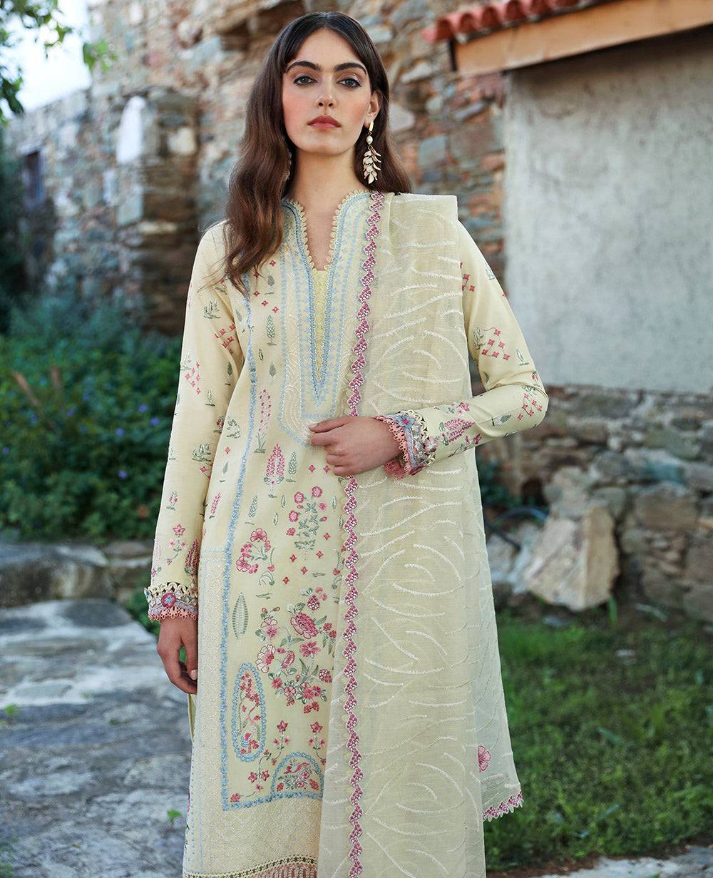 Republic Womenswear | Aylin Summer Lawn 24 | Ezel (D7-B) - Pakistani Designer Dress - by Republic Womenswear | Type: Luxury - 100% Original at Saira Sultan