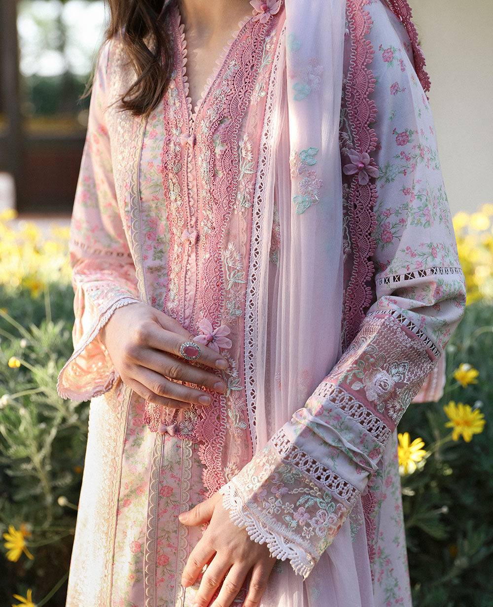 Republic Womenswear | Aylin Summer Lawn 24 | Rosa (D8-B) - Pakistani Designer Dress - by Republic Womenswear | Type: Luxury - 100% Original at Saira Sultan
