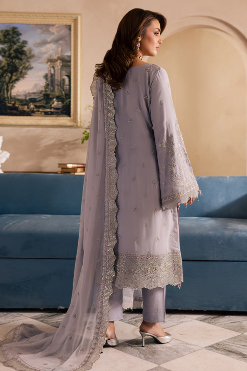 Emaan Adeel | Miraan luxury chiffon | SORINA S Lilac Gray Chiffon