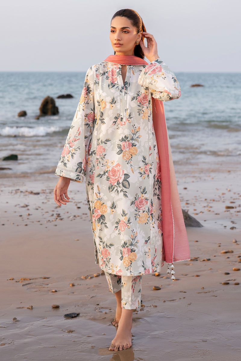 Jazmin | Summer Lawn 25 | USE-9156 L Off White Lawn