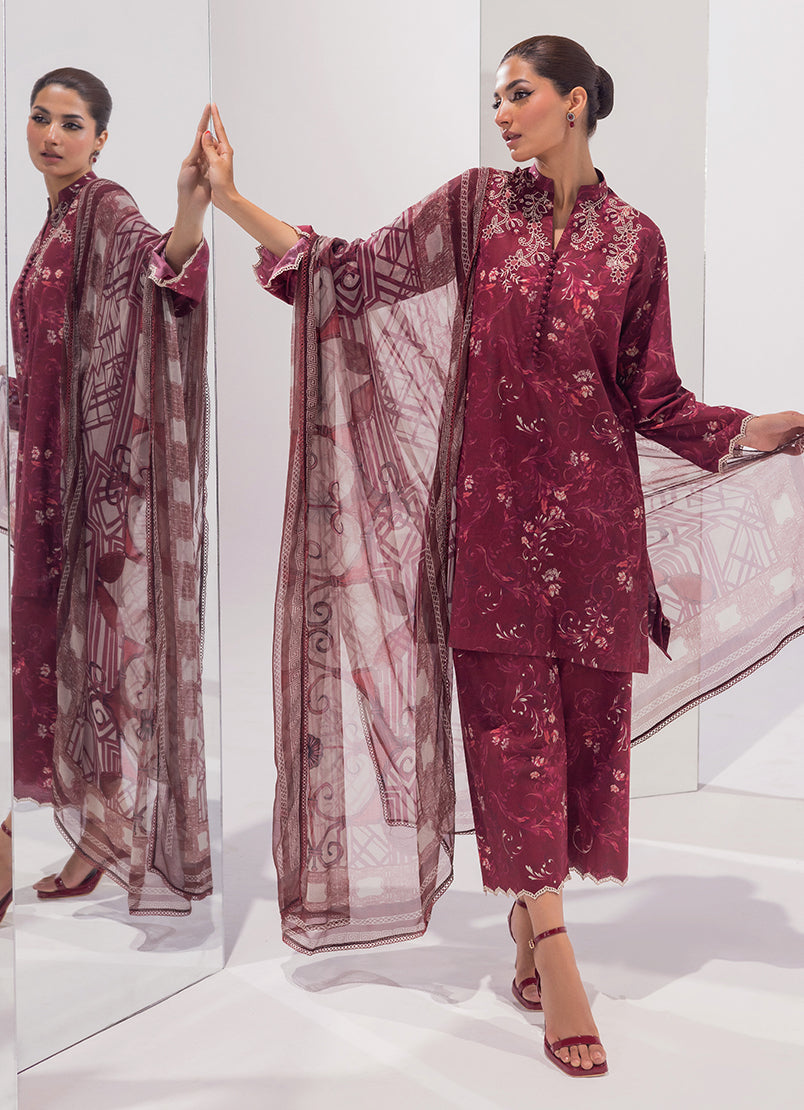 Image | Spring Basics 25 | IMPRSS-214009-12484 S Maroon Cotton