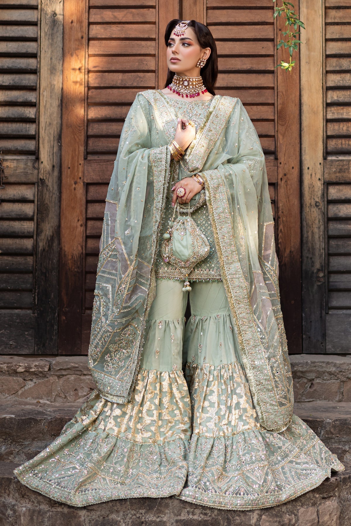 Naqshi | Samarkand Wedding Formals | Mah-e-Meer - Pakistani Designer Dress - by Naqshi | Type: Bridal - 100% Original at Saira Sultan