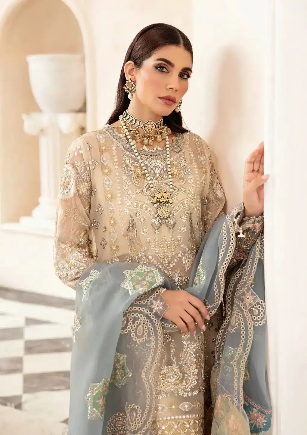 Elaf Premium | Celebrations 23 | ECH-02 HAYAT - Pakistani Designer Dress - by Elaf Premium | Type: Bridal - 100% Original at Saira Sultan