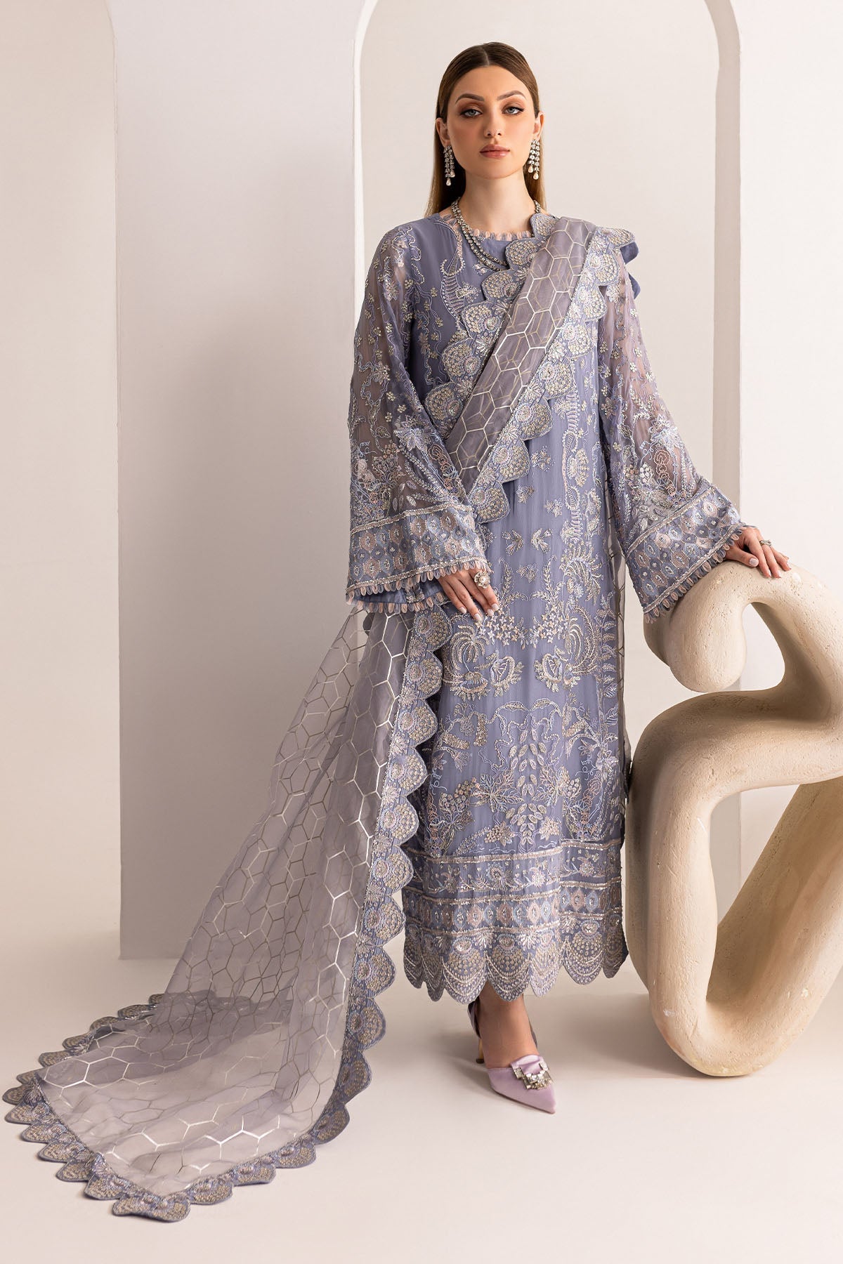 Nureh | Fancy Formals | NP-518 - Pakistani Designer Dress - by Nureh | Type: Formal - 100% Original at Saira Sultan