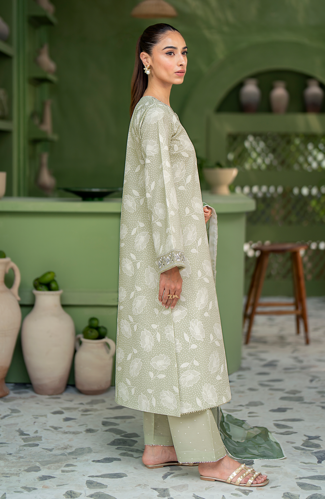Seran | Artisan Lawn 25 | PISTACHE XL Pistachio Green Lawn