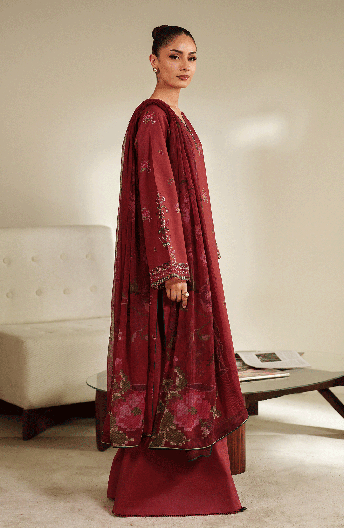 Seran | Ilara Cambric | SORREL - Pakistani Designer Dress - by Seran - Type : Ladies Clothes - 100% Original at Saira Sultan