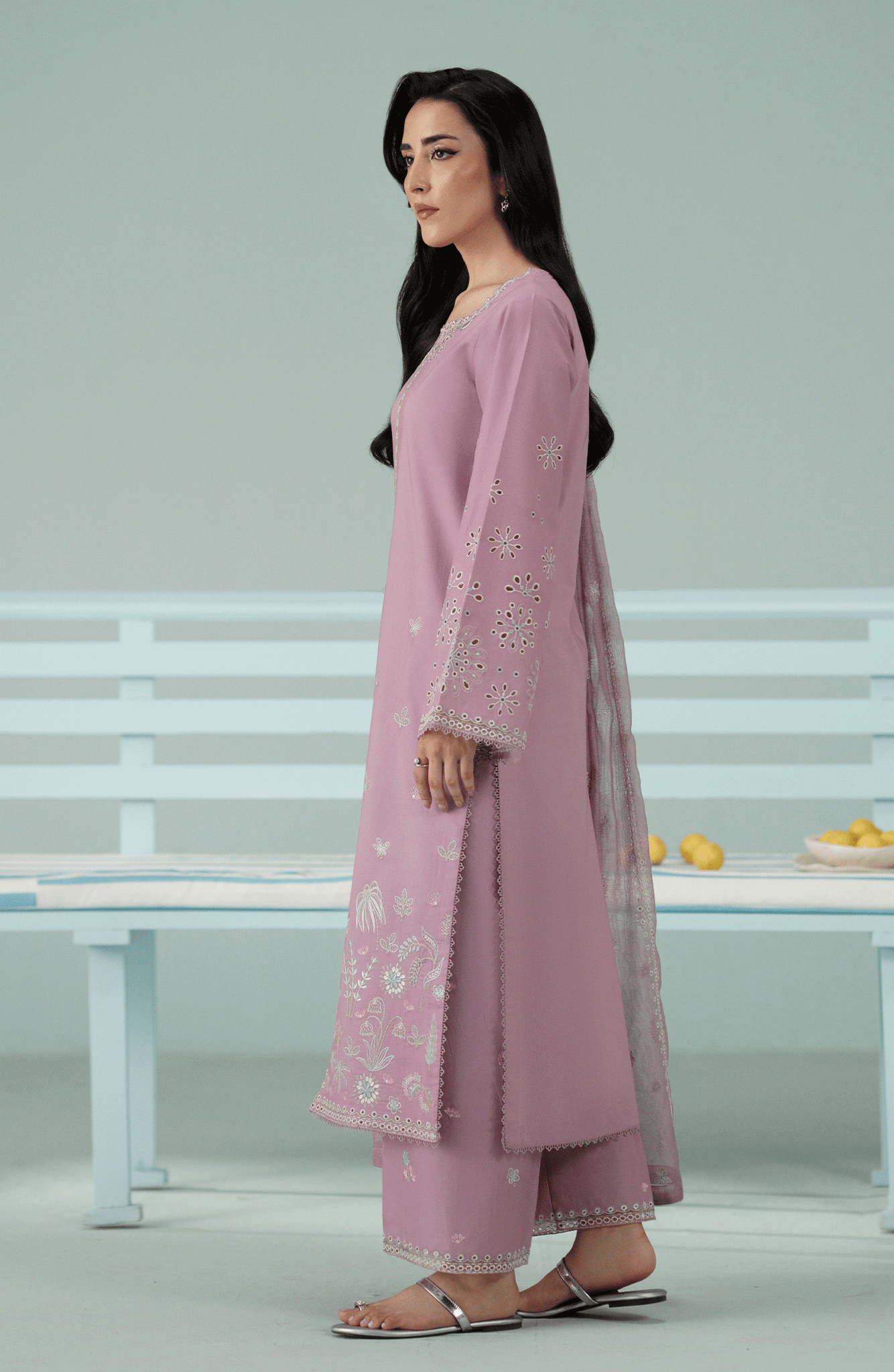 Seran | Luxury Pret | AYVIA - 3pc - Pakistani Designer Dress - by Seran - Type : Ladies Clothes - 100% Original at Saira Sultan