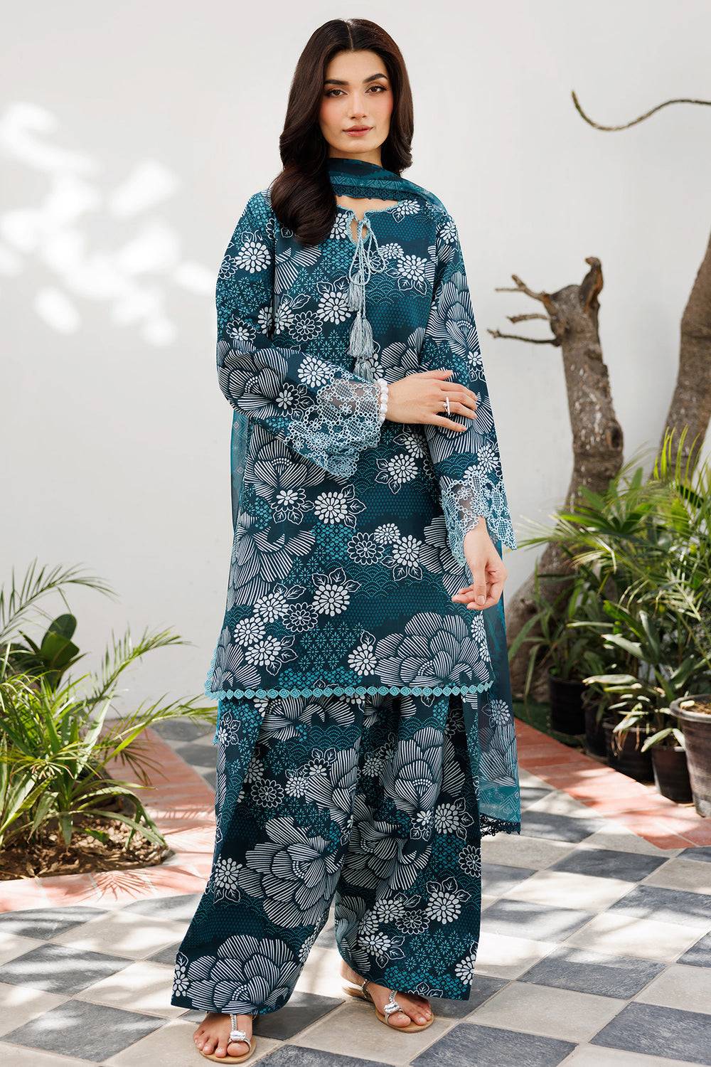 Farasha | Printed Essentials | Twilight Dew - Pakistani Designer Dress - by Farasha - Type : Ladies Clothes - 100% Original at Saira Sultan