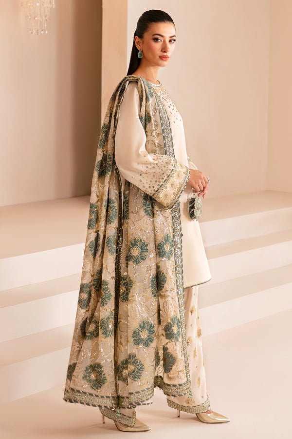 Jazmin | Formals Collection | Raw Silk UR-7039 - Pakistani Designer Dress - by Jazmin | Type: Formal - 100% Original at Saira Sultan