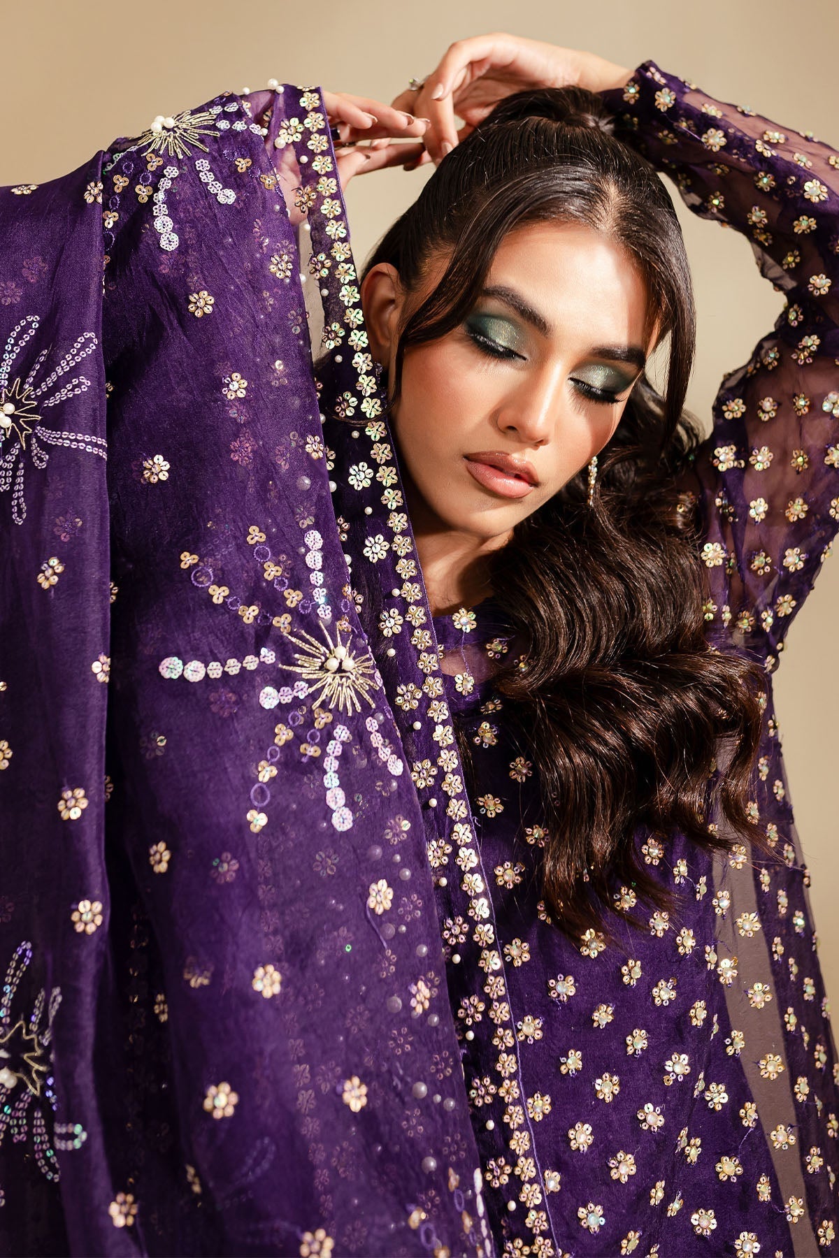 Nureh | Tiny Twinkles | WILD BEAUTY - Pakistani Designer Dress - by Nureh | Type: Formal - 100% Original at Saira Sultan