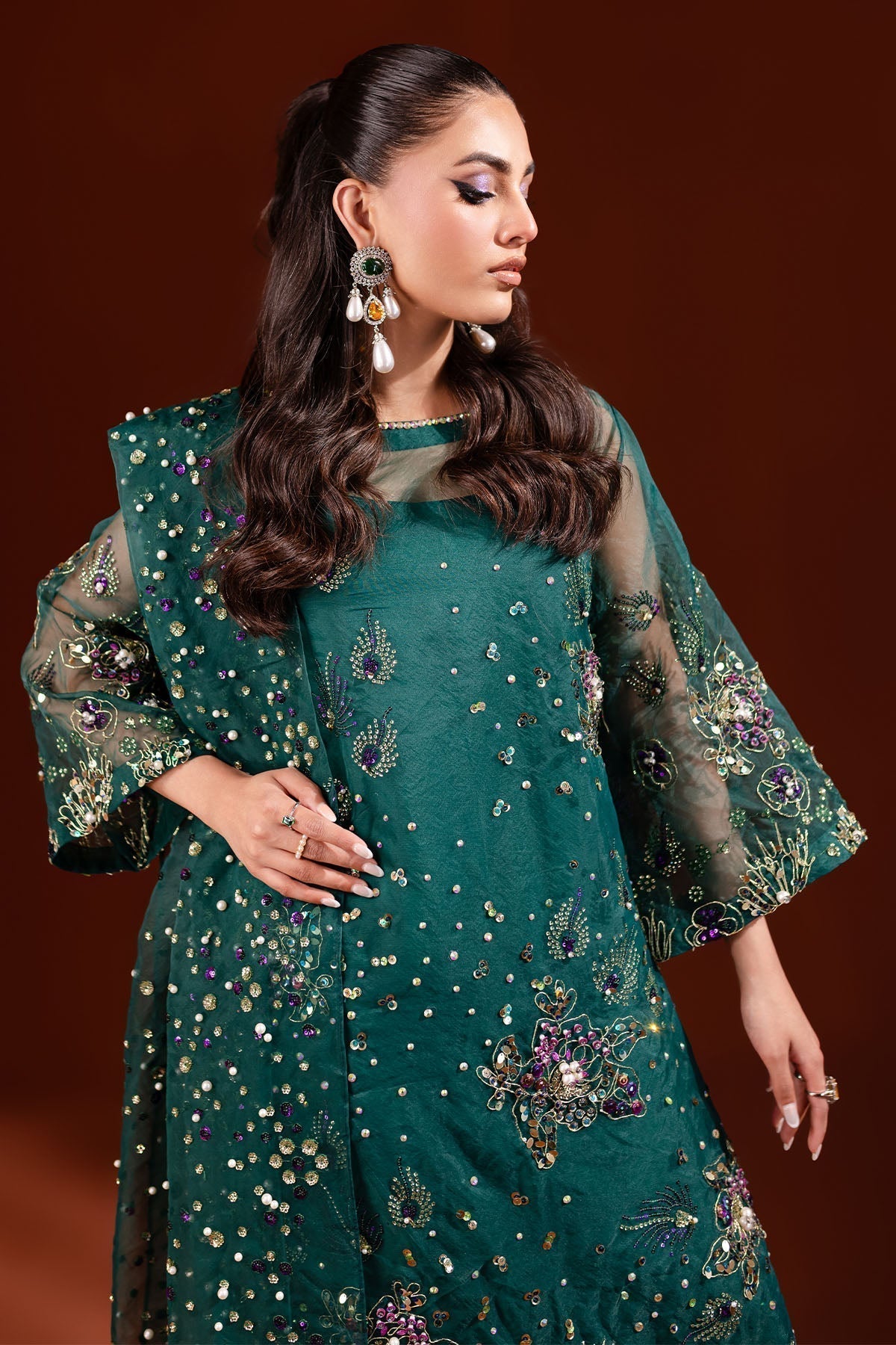 Nureh | Tiny Twinkles | NP-468 - Pakistani Designer Dress - by Nureh | Type: Formal - 100% Original at Saira Sultan