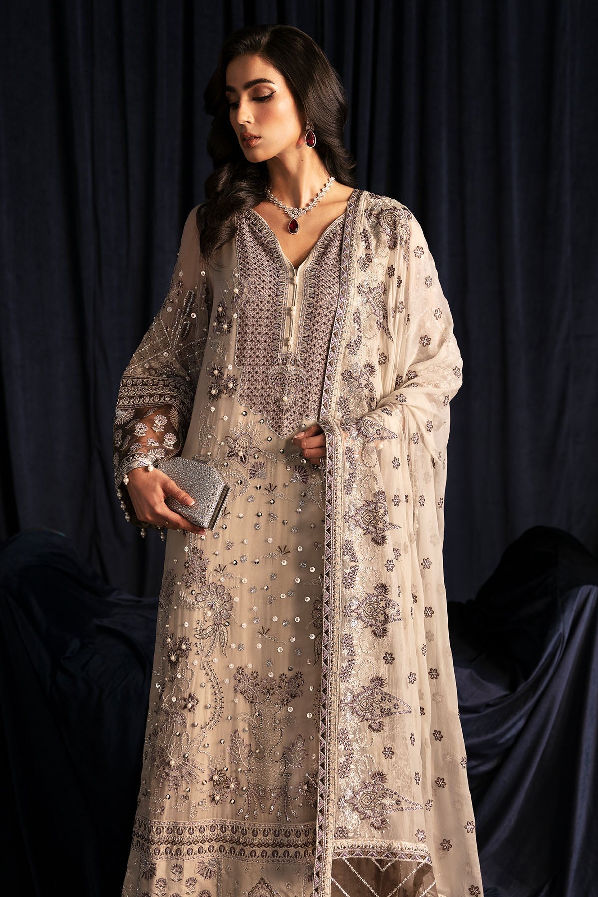 Nureh | Elanora Formal 24 | NEL-46 - Pakistani Designer Dress - by Nureh | Type: Formal - 100% Original at Saira Sultan
