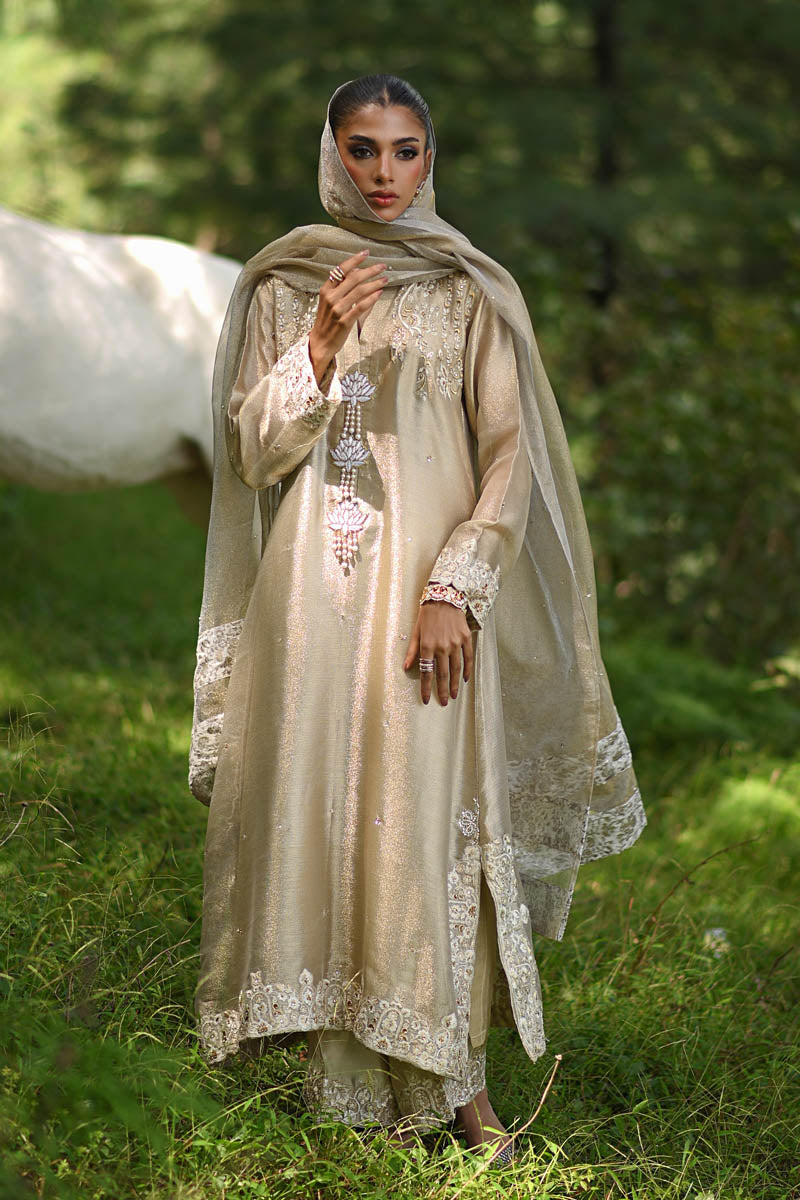 Hue Pret | Farasha Luxury Winter | Esmeray XL Golden Pure Shimmer