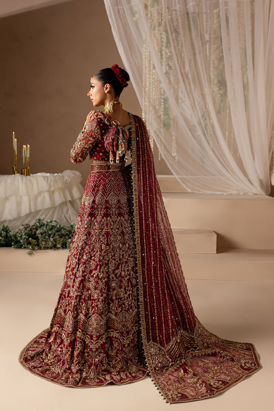 Batik | Aurelia Bridals | Barbeena 4PC M Red Raw Silk