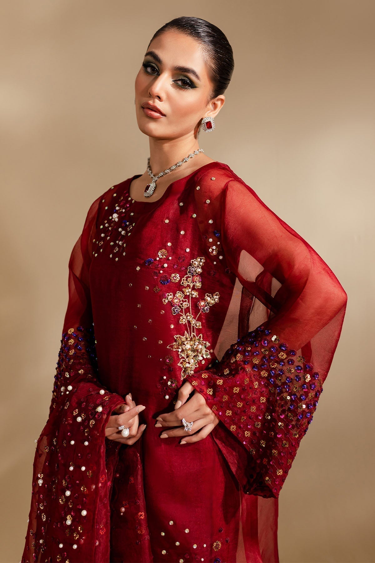 Nureh | Tiny Twinkles | LOVE STRUCK - Pakistani Designer Dress - by Nureh | Type: Formal - 100% Original at Saira Sultan