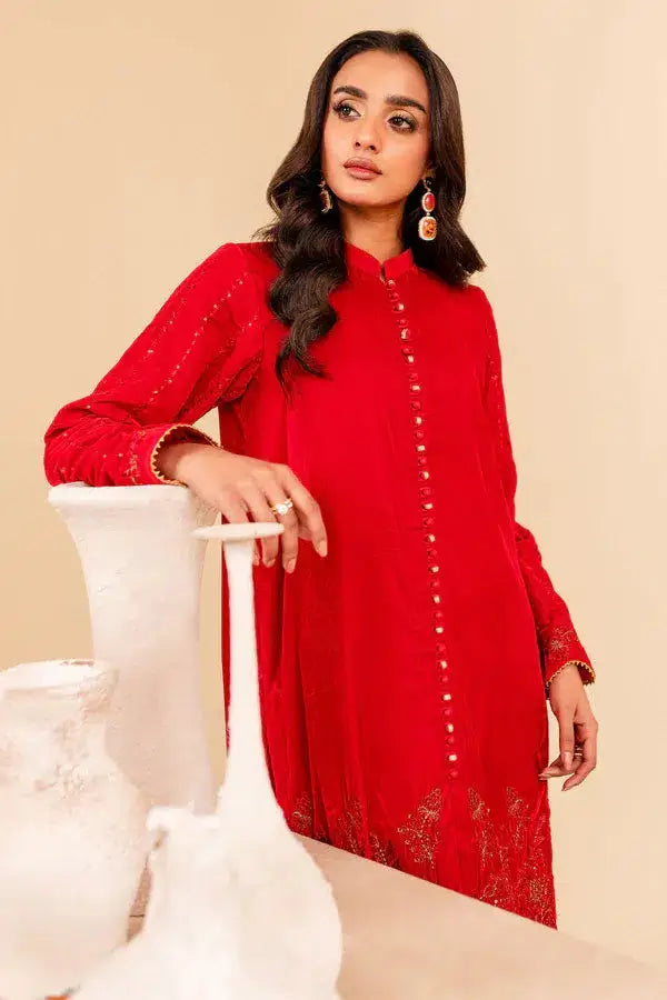 Nureh | Shades of Winter | Omairah - Pakistani Designer Dress - by Nureh | Type: Luxury - 100% Original at Saira Sultan