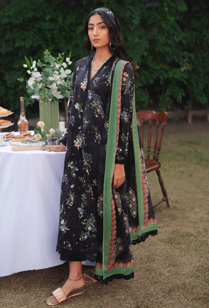 Humdum | Gardenia Lawn 24 |Printkari Lawn - PLG 01 - Pakistani Designer Dress - by HumDum | Type: Luxury - 100% Original at Saira Sultan