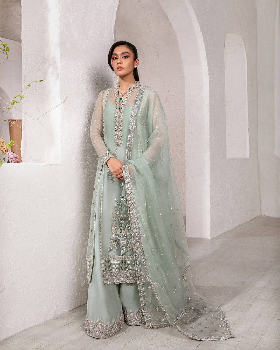 Faiza Saqlain | Lenora Luxury Pret | Marvela - Pakistani Designer Dress - by Faiza Saqlain | Type: Formal - 100% Original at Saira Sultan