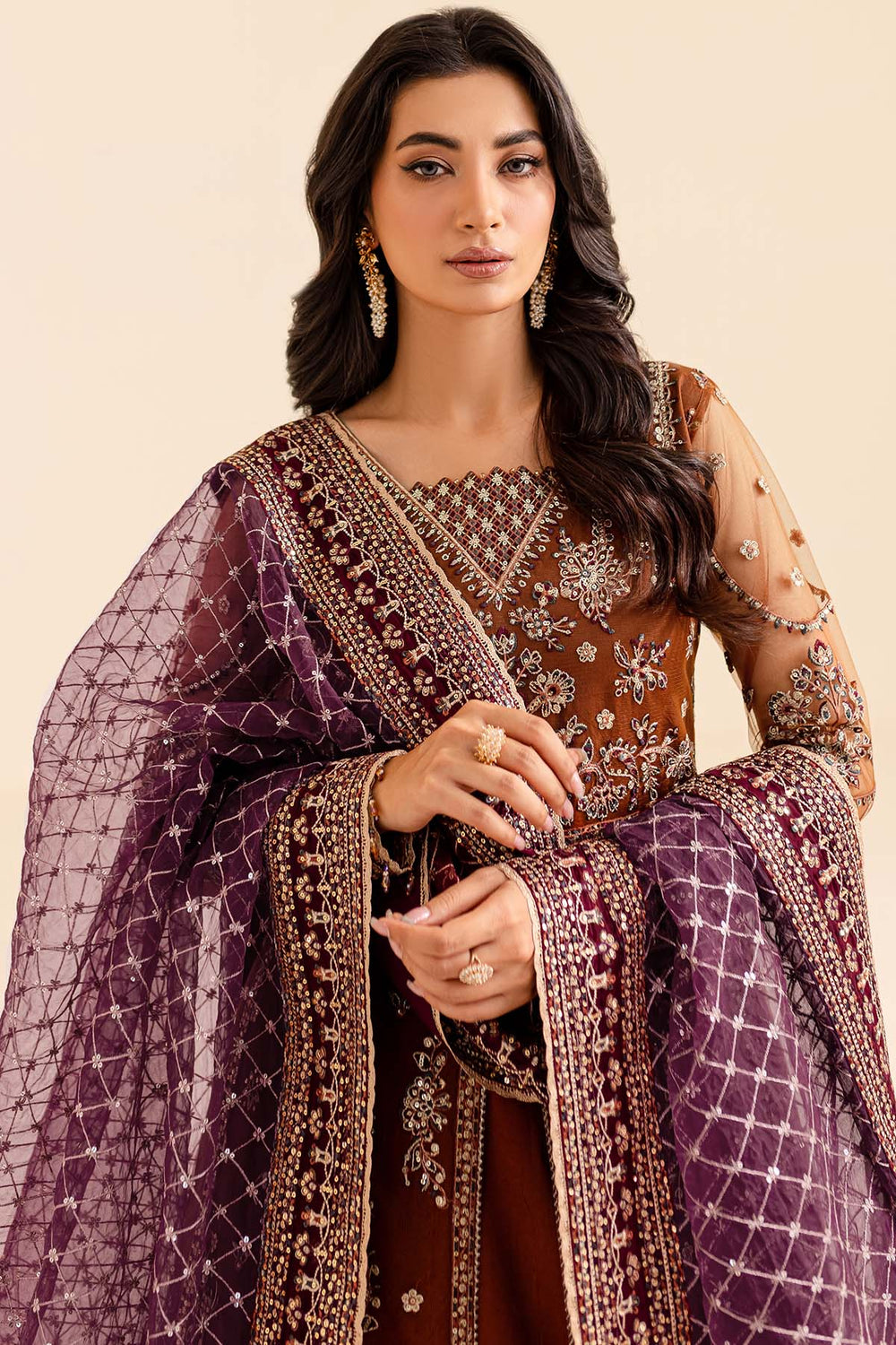 Farasha | Lumiere Formals | Crimson Allure - Pakistani Designer Dress - by Farasha | Type: Bridal - 100% Original at Saira Sultan