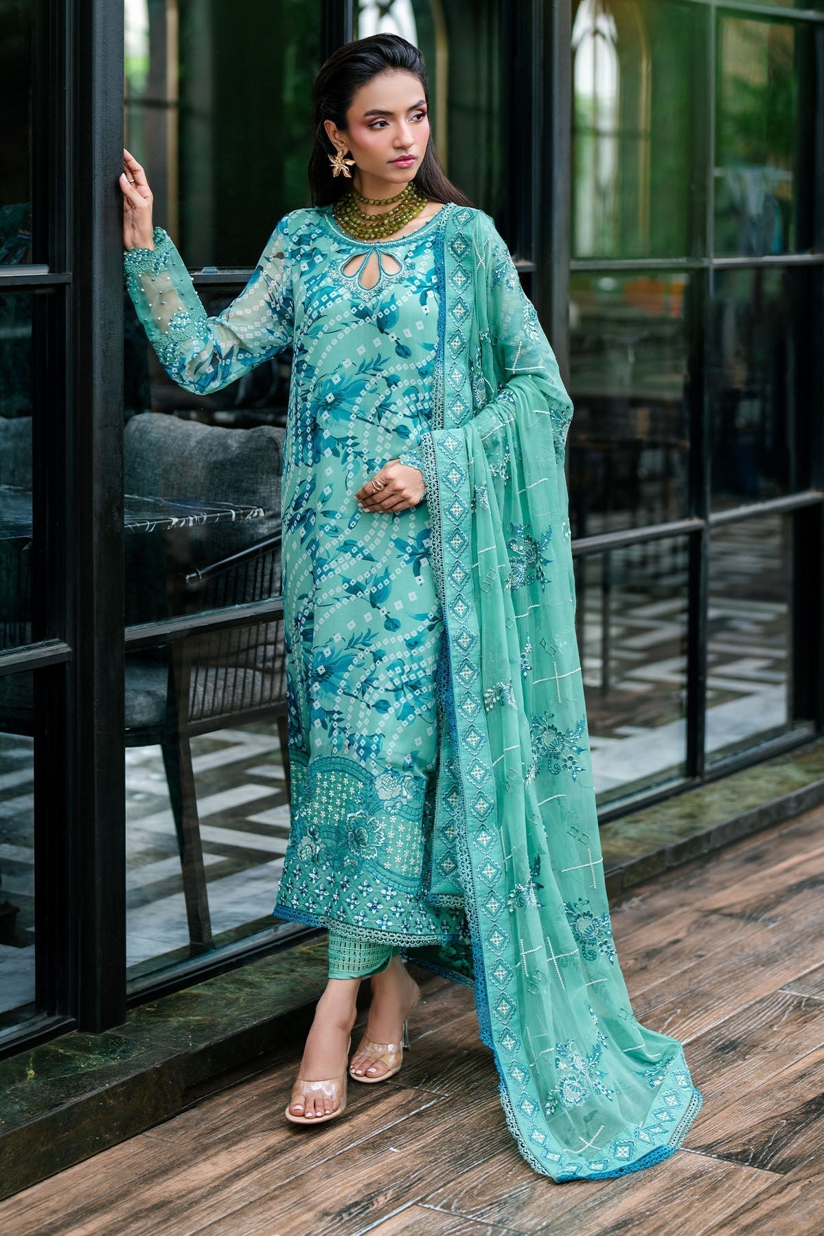 Nureh | Ballerina Formals | NU2-150 - Pakistani Designer Dress - by Nureh | Type: Luxury - 100% Original at Saira Sultan