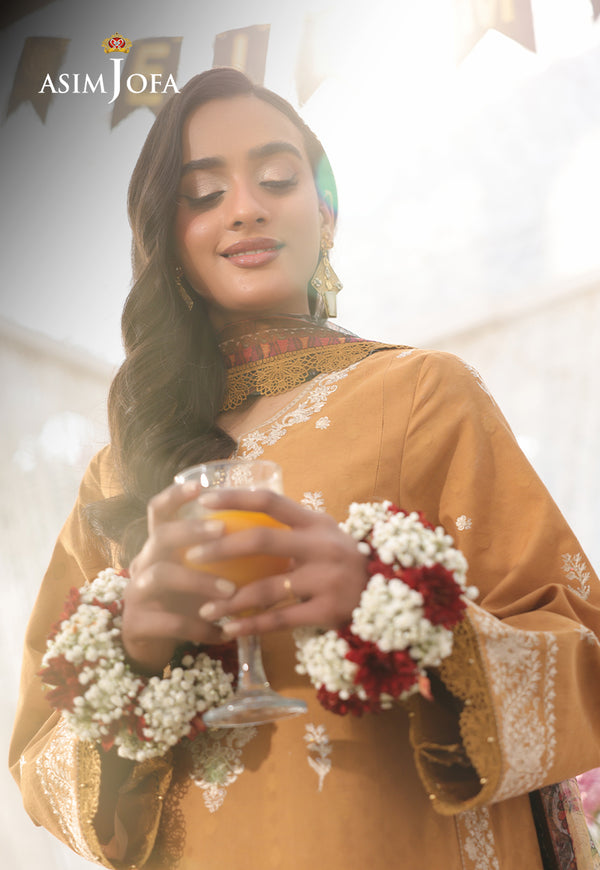 Asim Jofa | Summer Rhapsody | AJUBU-04 Embroidered Jacquard - Pakistani Designer Dress - by Asim Jofa - Type : Ladies Clothes - 100% Original at Saira Sultan
