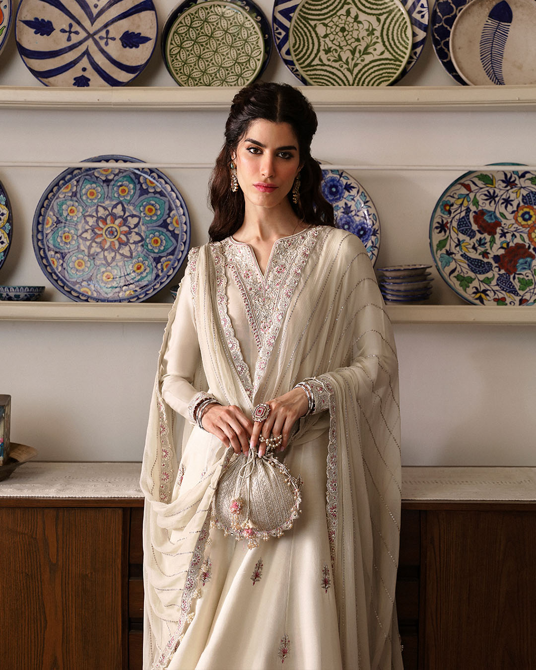 Faiza Saqlain | Mehermah Luxe Formals | Sabina - Pakistani Designer Dress - by Faiza Saqlain | Type: Formal - 100% Original at Saira Sultan