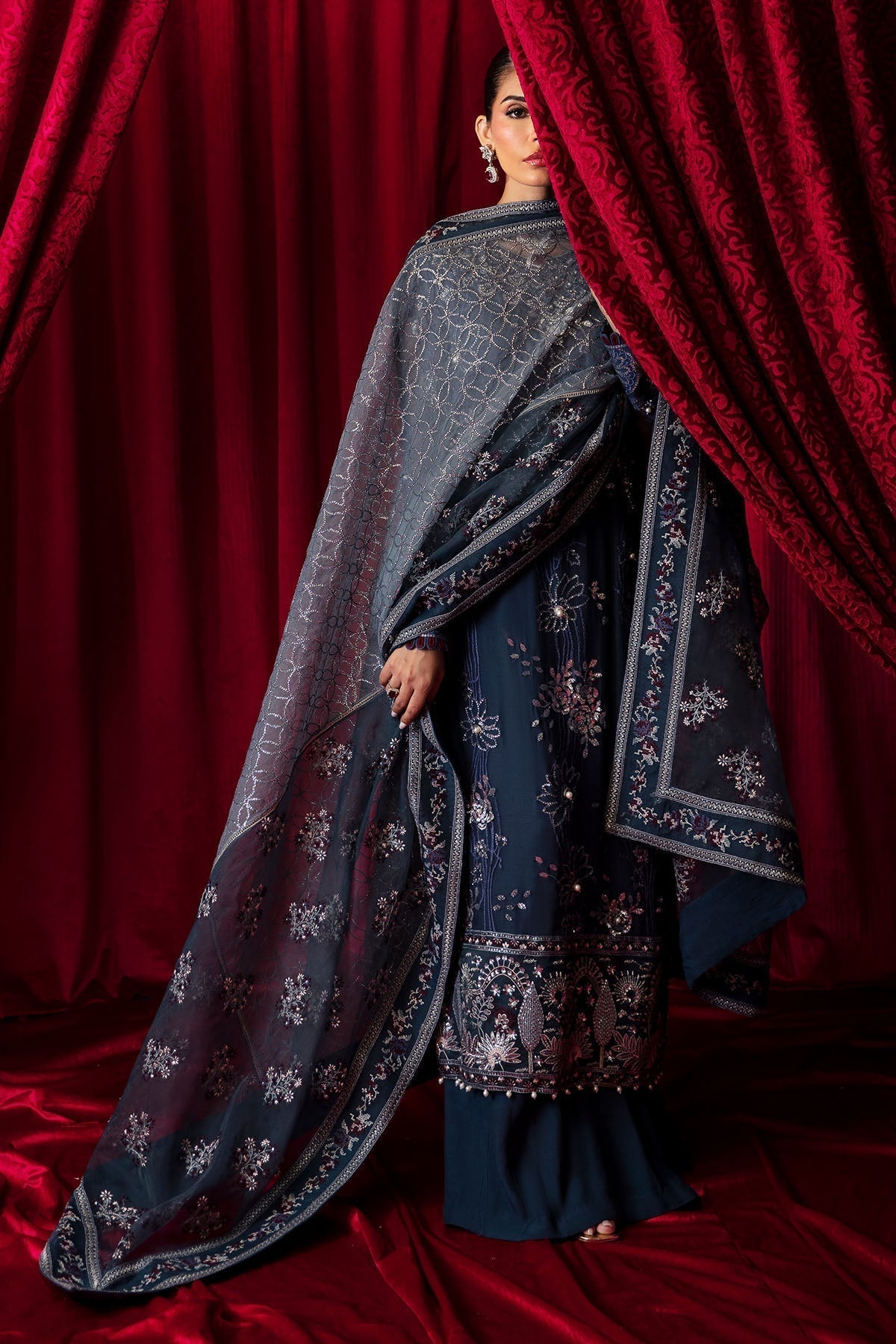 Nureh | Elanora Formal 24 | NEL-52-Cielle - Pakistani Designer Dress - by Nureh | Type: Clothing - 100% Original at Saira Sultan