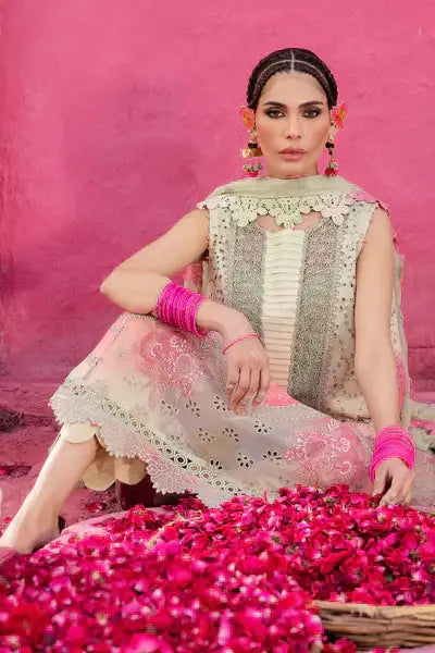 Nureh | Summer Eid Pret | NDS-103 - Pakistani Designer Dress - by Nureh | Type: Luxury - 100% Original at Saira Sultan