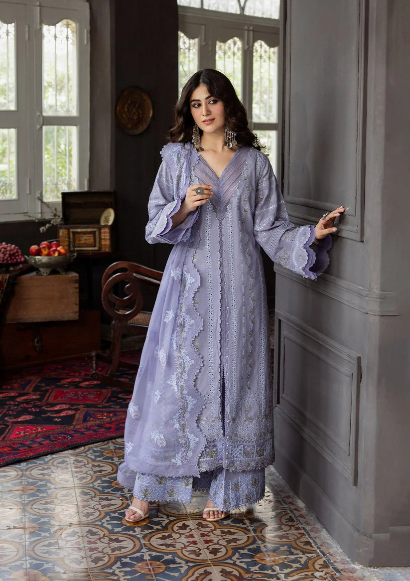 Kahf Premium | Kahf Karandi 25 | KKH-04 WISTERIA - Pakistani Designer Dress - by Kahf Premium - Type : Ladies Clothes - 100% Original at Saira Sultan