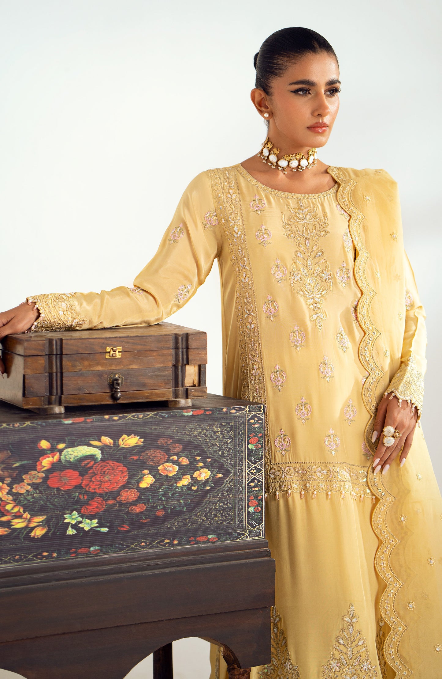 Maryum N Maria | Dastan Formals | DIARA - MS40021 - Pakistani Designer Dress - by Maryam N Maria | Type: Ladies Clothes - 100% Original at Saira Sultan