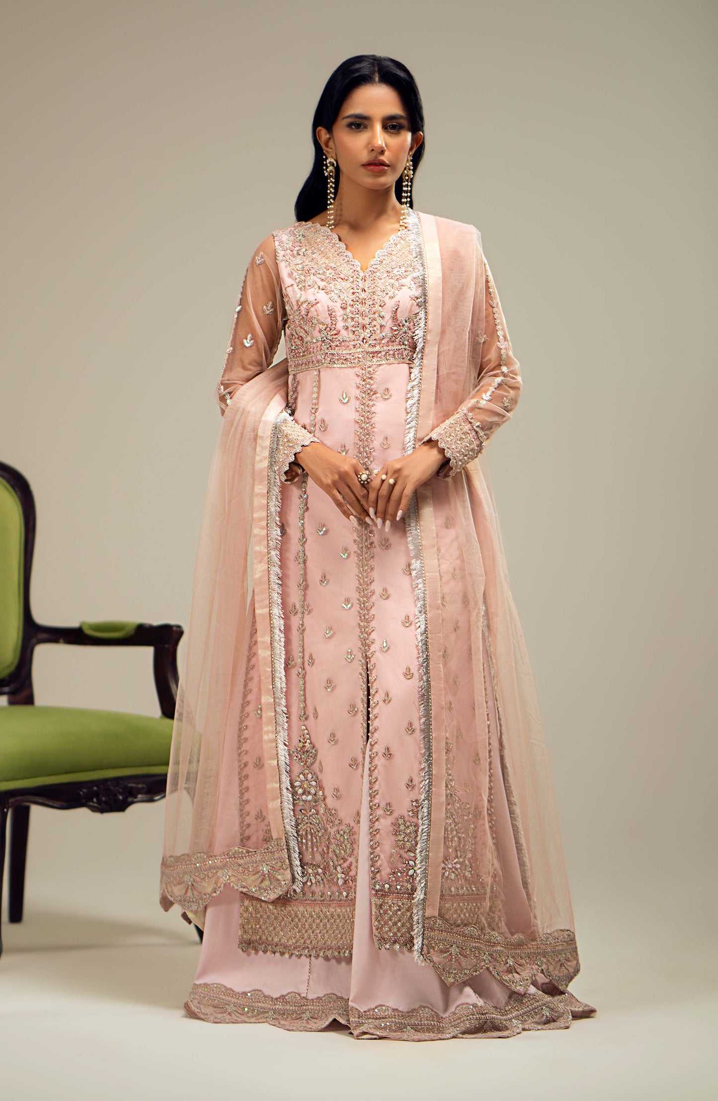 Maryum N Maria | Dastan Formals | MARA - MS40025 - Pakistani Designer Dress - by Maryam N Maria | Type: Ladies Clothes - 100% Original at Saira Sultan
