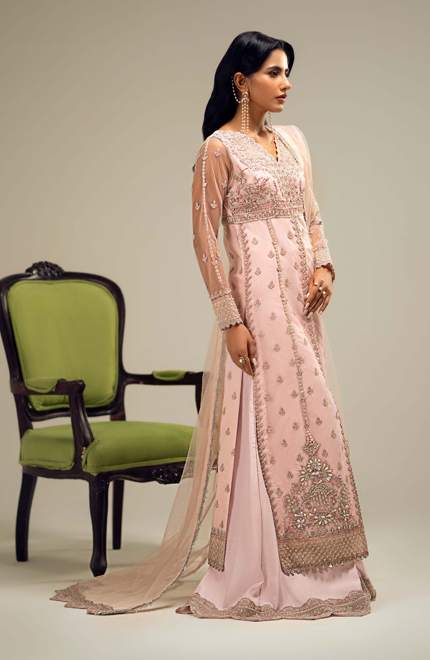 Maryum N Maria | Dastan Formals | MARA - MS40025 - Pakistani Designer Dress - by Maryam N Maria | Type: Ladies Clothes - 100% Original at Saira Sultan