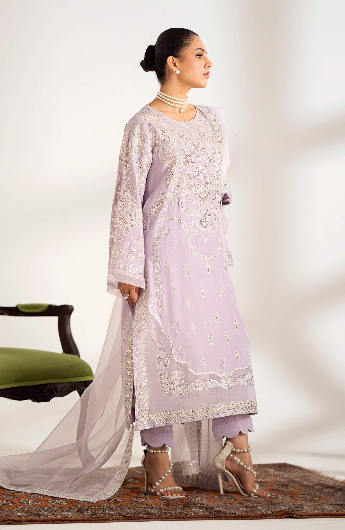 Maryum N Maria | Dastan Formals | DINARA - MS40028 - Pakistani Designer Dress - by Maryam N Maria | Type: Ladies Clothes - 100% Original at Saira Sultan
