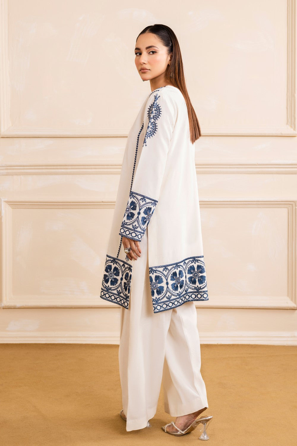 Maryum N Maria | Nora Collection | JULIA - MW40152 M Off White Viscose Cotton