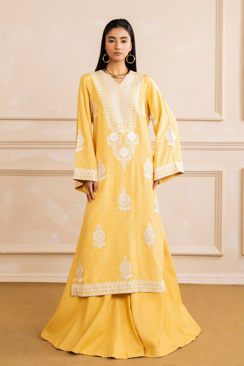 Maryum N Maria | Nora Collection | BELLA - MW40153 S Yellow Viscose Cotton