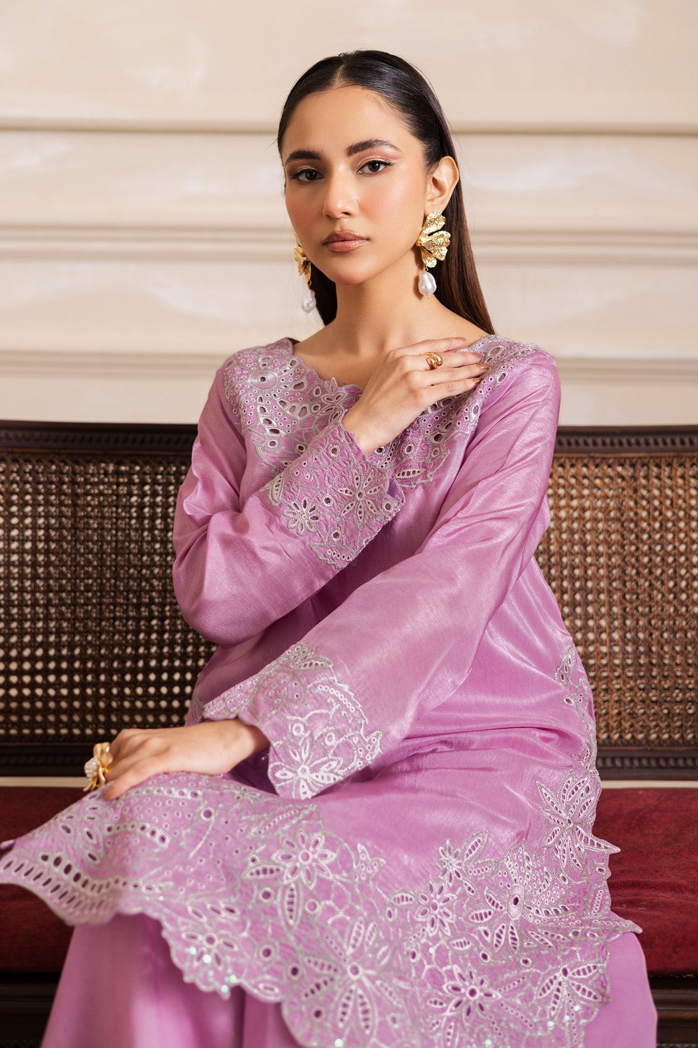 Maryum N Maria | Nora Collection | SOPHIA - MW40155 L Lilac Korean Silk