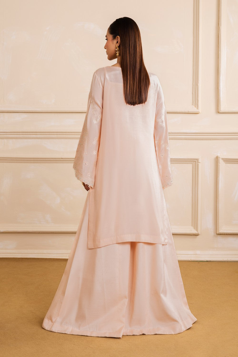 Maryum N Maria | Nora Collection | MILA - MW40157 M Pale Peach Viscose Cotton