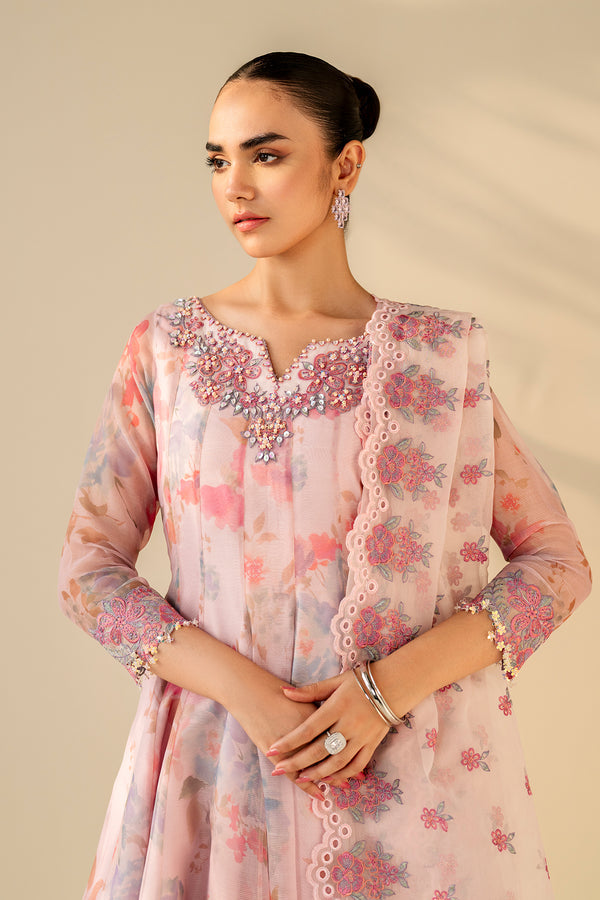 Baroque | Luxury Pret 25 | EMBROIDERED COTTON PATTI PR-1179 - Pakistani Designer Dress - by Baroque - Type : Ladies Clothes - 100% Original at Saira Sultan