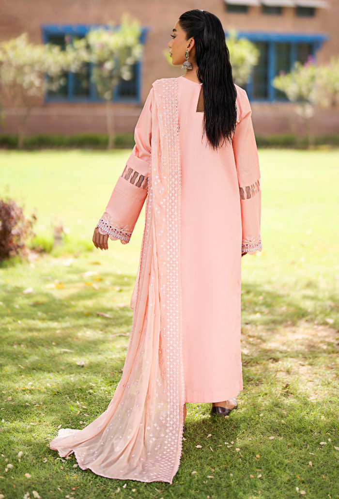 Humdum | Selin Lawn 25 | Selin - D04 S Light Pink Lawn