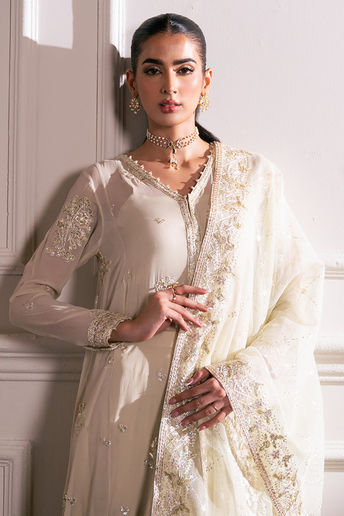 Cross Stitch | Luxe Atelier 25 | SEA MIST XS Ivory Chiffon
