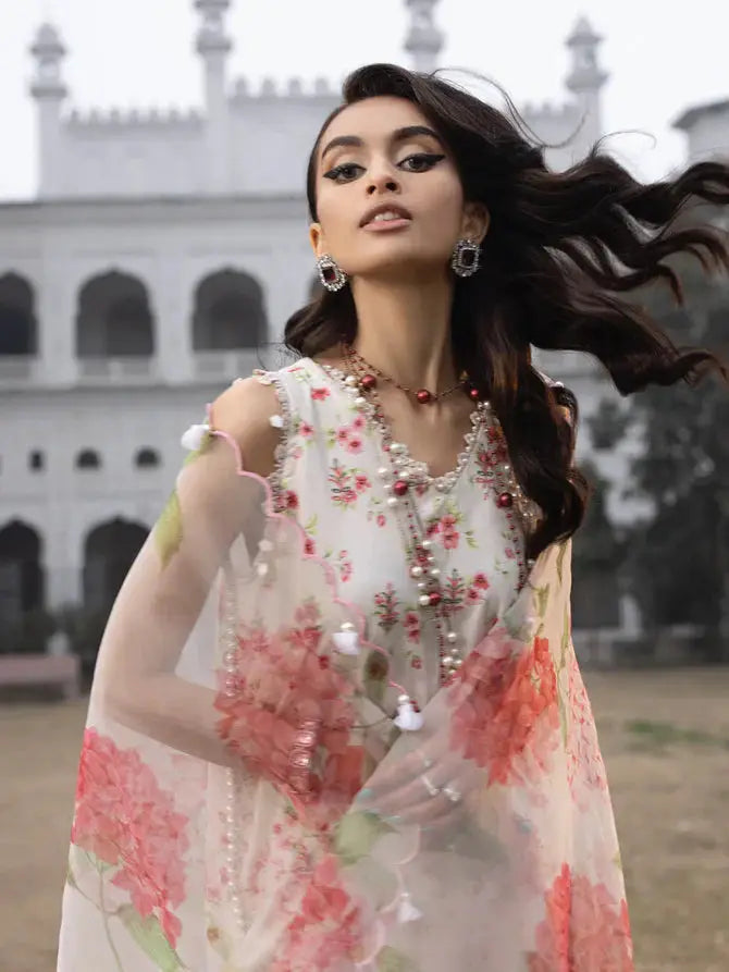 Faiza Faisal | Maya Luxury Lawn | Sandra - Pakistani Designer Dress - by Faiza Faisal | Type: Luxury - 100% Original at Saira Sultan