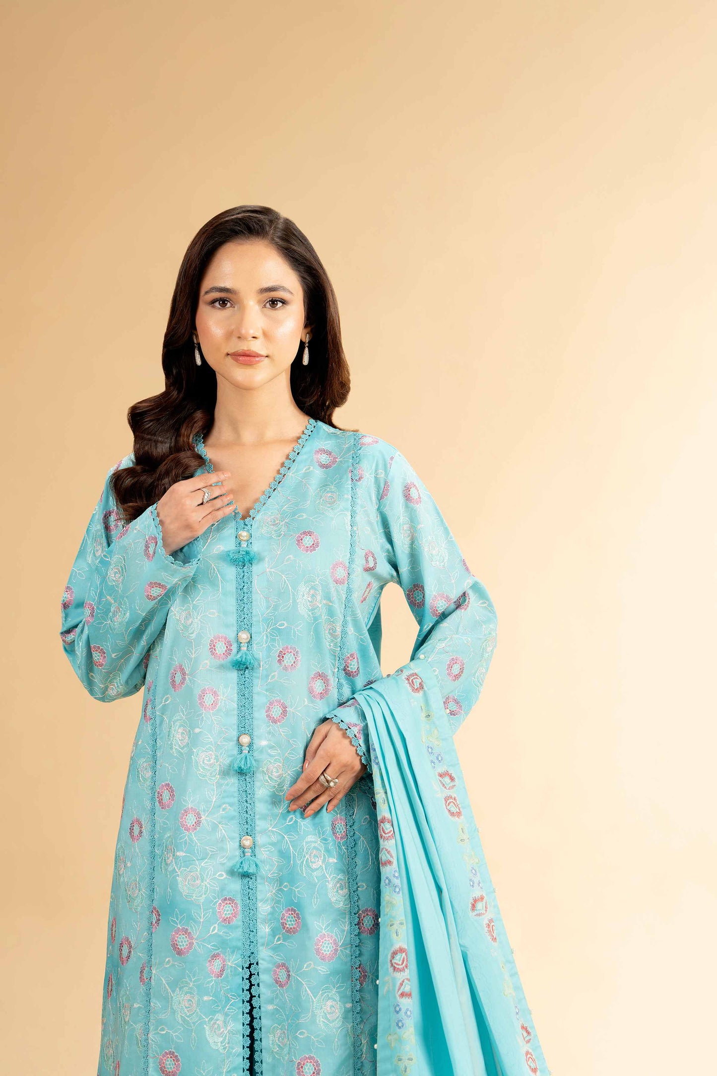 Nishat | Cross Season Edit | 42401818-1 XL Light Blue Lawn