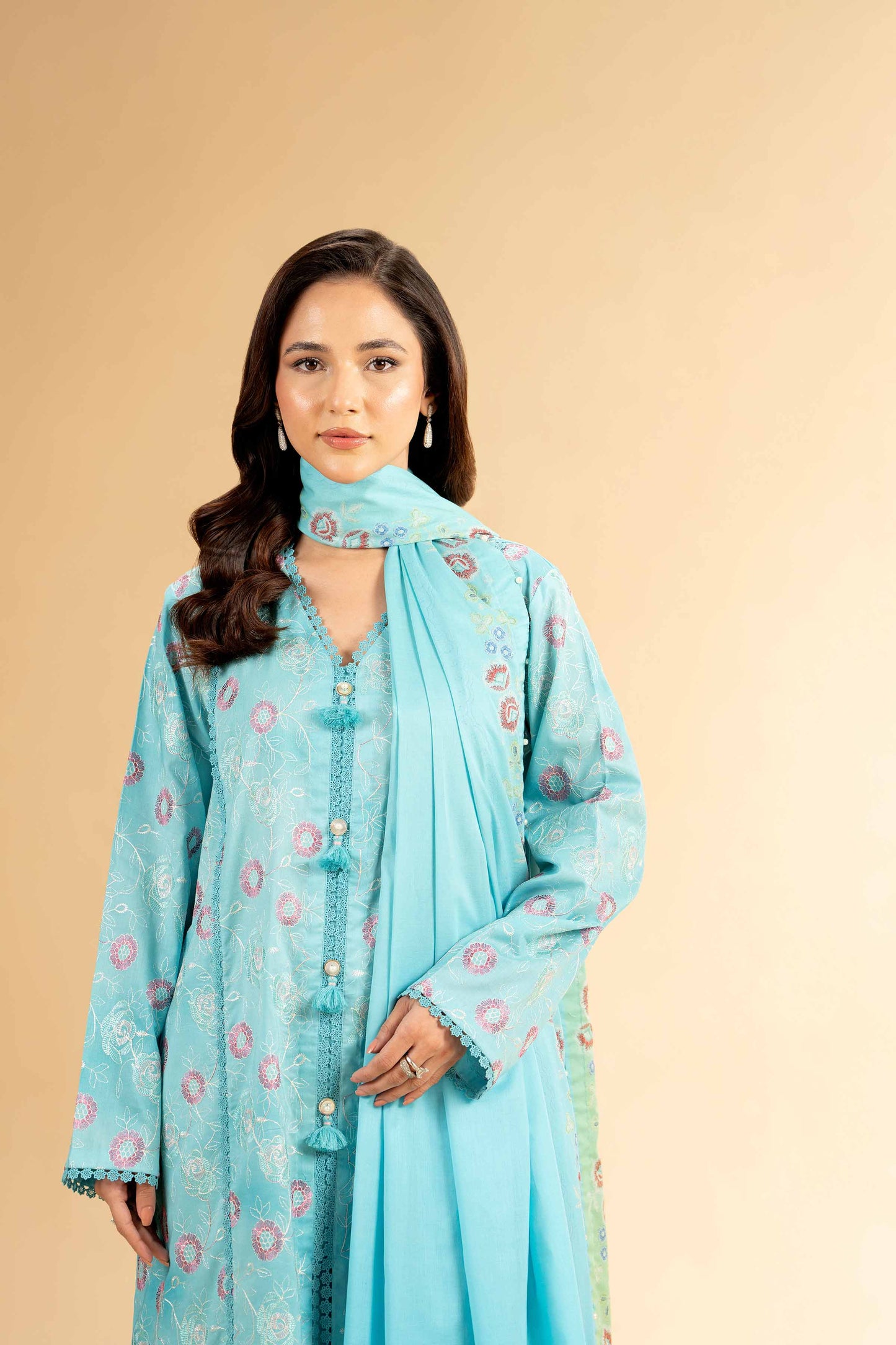 Nishat | Cross Season Edit | 42401818-1 L Light Blue Lawn