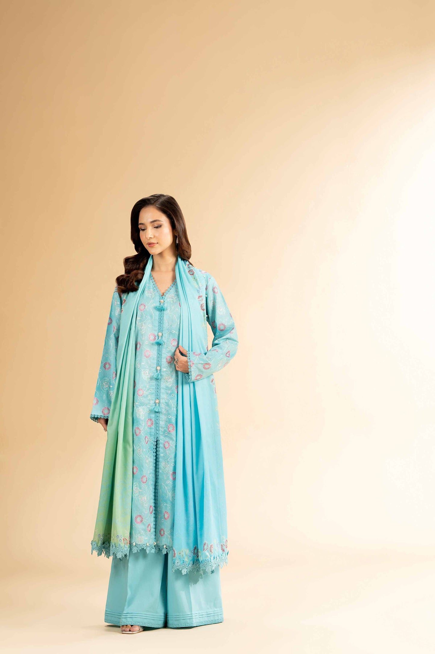 Nishat | Cross Season Edit | 42401818-1 S Light Blue Lawn