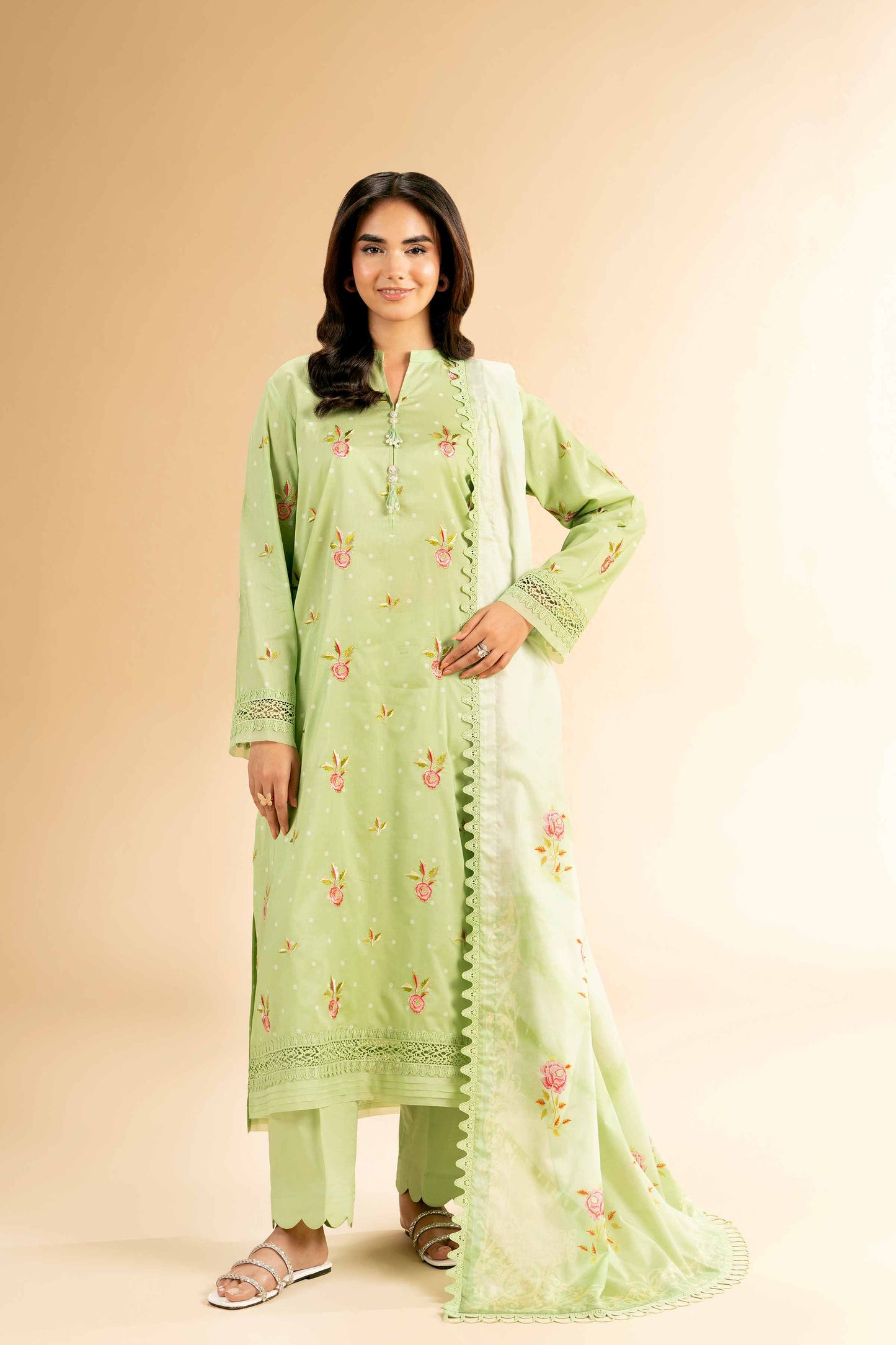 Nishat | Cross Season Edit | 42401819-1 XL Green Lawn