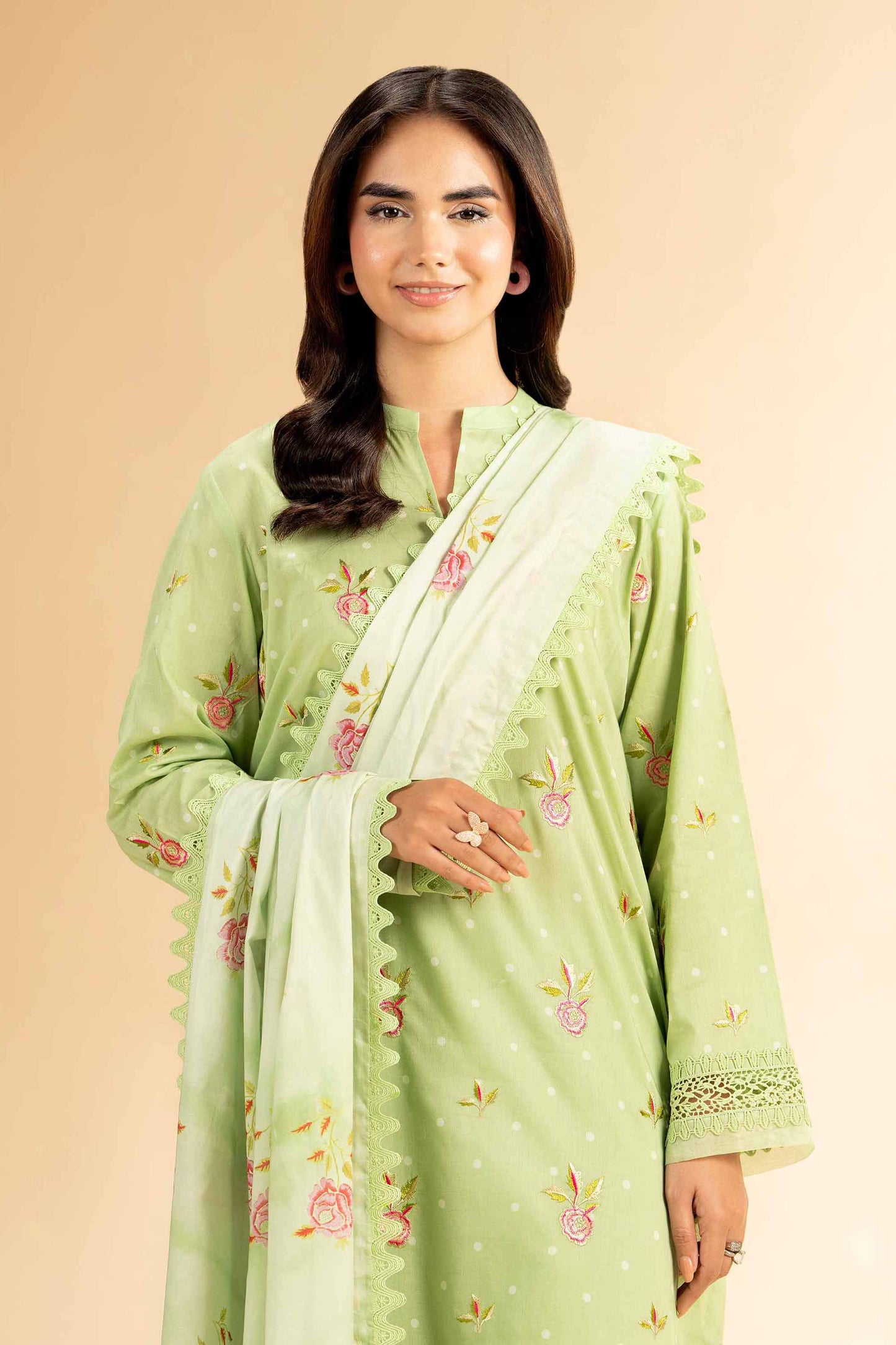 Nishat | Cross Season Edit | 42401819-1 L Green Lawn
