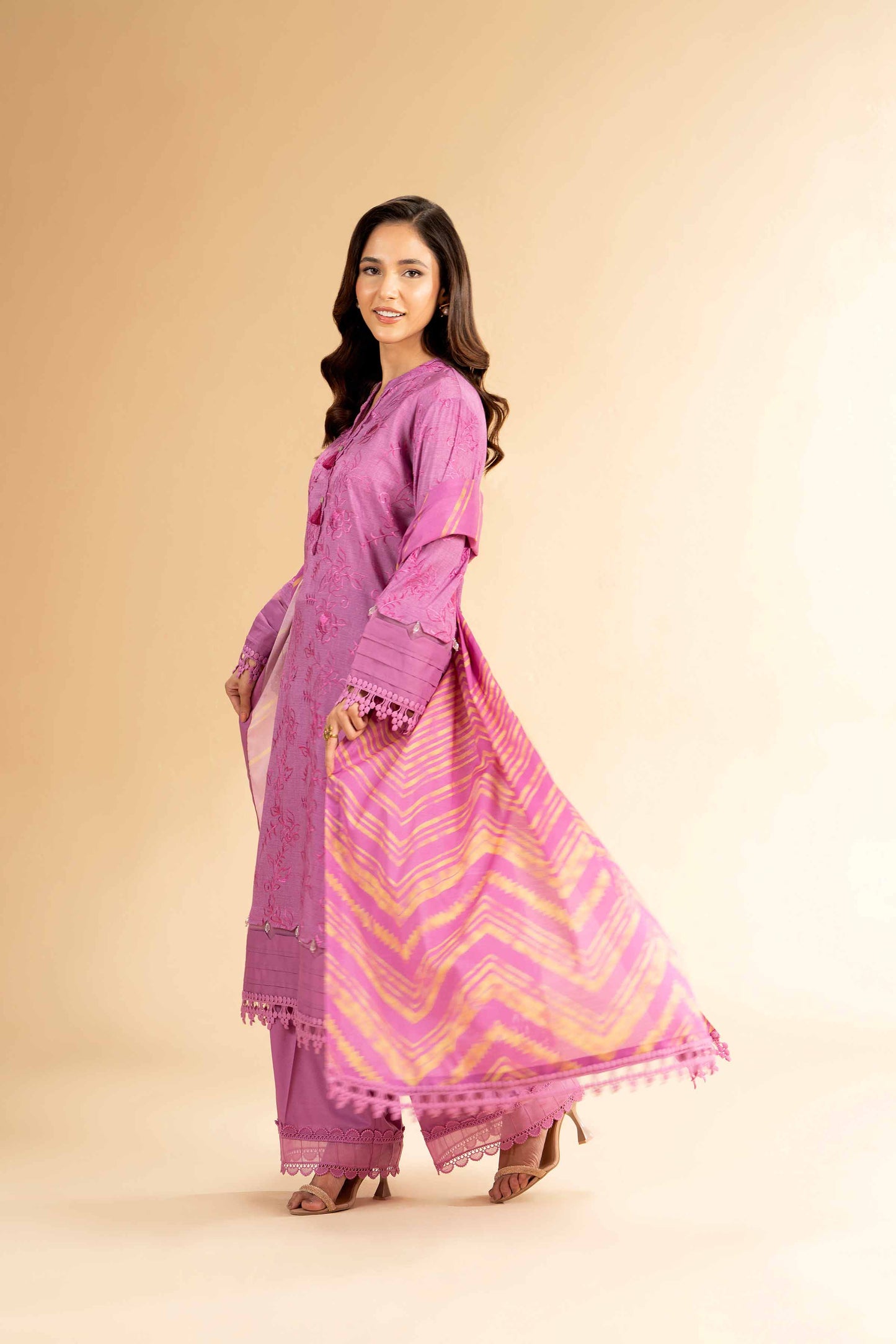 Nishat | Cross Season Edit | 42401822-1 XL Rose Pink Lawn