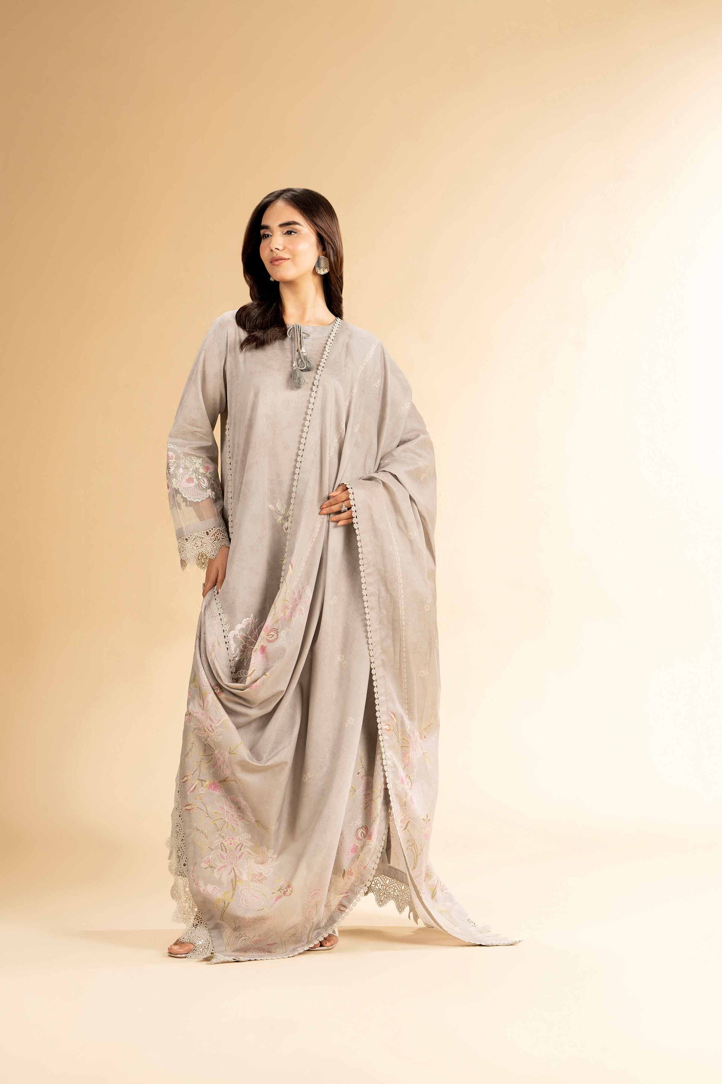 Nishat | Cross Season Edit | 42401823-1 XL Gray Lawn