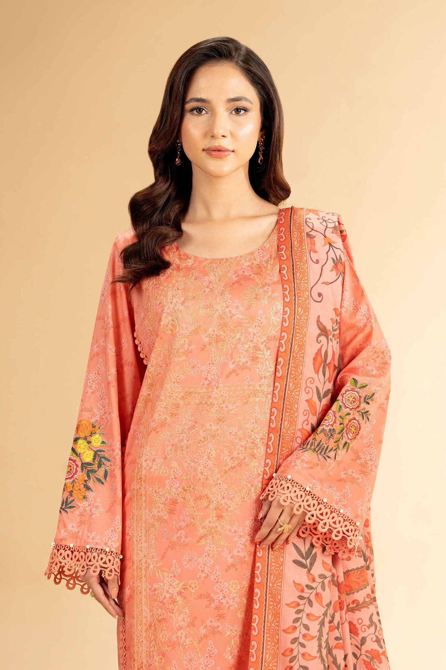 Nishat | Cross Season Edit | 42401827-1 M Peach Lawn