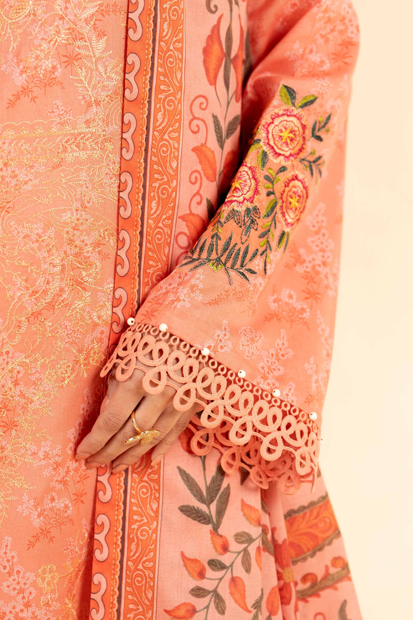 Nishat | Cross Season Edit | 42401827-1 L Peach Lawn